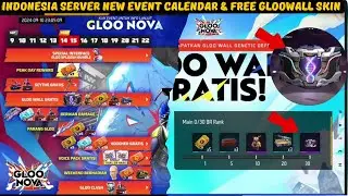 Indonesia server new event calendar & free gloowall skin 🔥 ff Indonesia server new event today 🎯