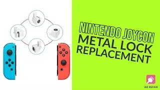 Permanent Repair for the Nintendo Joycon lock - Replacing the Joycon lock with a metal one.