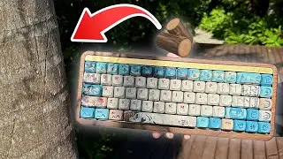 This keyboard is made out of WOOD?||Akko MU01