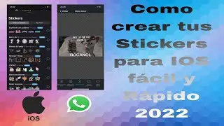 Cómo crear Stickers de WhatsApp para iPhone 2022 -2023🛸