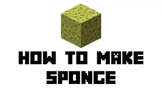 Minecraft: How to Make Sponge #shorts #minecraft #minecraftshorts