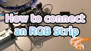 How to connect a RGB light strip