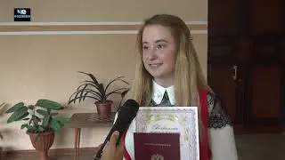Вручение аттестатов в колледже