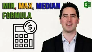 Min, Max, Median Formula in Excel
