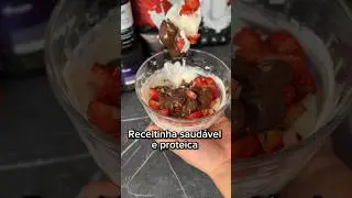 Doce saudável e proteico #perderbarriga #docefitness #barriga
