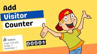 how to add website visitor counter | website visitor counter code html | visitor counter