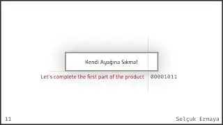 [11] Let's complete the first part of the product