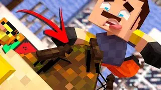 WHAT HAPPENS IF YOU THROW YOUR NEIGHBOR'S BABY INTO AN ANTHILL? HELLO NEIGHBOR IN MINECRAFT [reup...