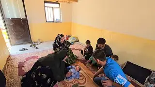 The BID family visits Qasim for his new born baby