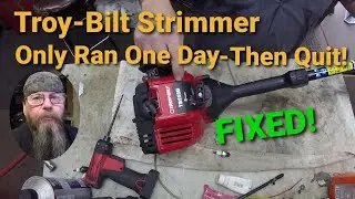 Troy-Bilt Trimmer Won't Start-Fixed!