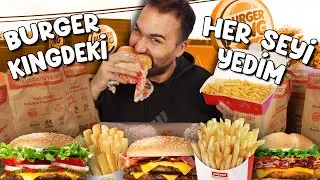 BURGER KİNG'DE HER ŞEYİ SİPARİŞ ETTİM! 2023 (4600 TL) @YusufKayaalp