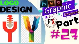 How To Design Your Logo Letters In Any Shape  Custom Y Text Logo Design Tutorial using font style