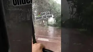 ⛳️ How Drive Golf Car Under Rain #golf #turkey #shortvideo #shorts #short #youtubeshorts