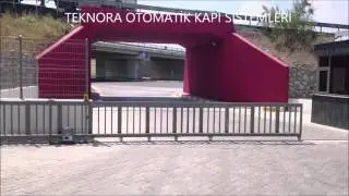 Katlanır Kayar Demir Kapı Motorlu Sistem (TEKNORA)