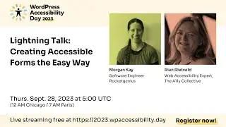 Creating Accessible Forms the Easy Way