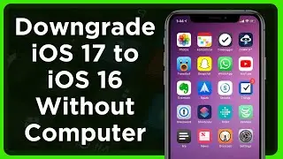 (No Data Lost) Downgrade iOS 17 to iOS 16 Without Computer