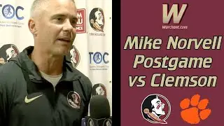 FSU Football | Mike Norvell postgame interview at Clemson following OT win | Warchant TV 