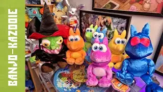 BANJO-KAZOOIE Jinjo, Jinjonator and Gruntilda Plush + Pins!