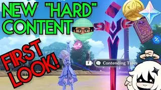 Contending Tides First Impression Event | Mihoyo's Idea of Difficult Content | Genshin Impact