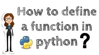 How to define a function in python
