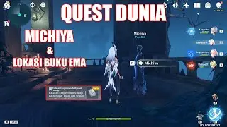 [Quest Dunia] Michiya: Cari Catatan Eksperimen / Buku Ema | Genshin Impact