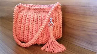 How To Do a Crochet Bag - Easy Tutorial