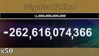 numbers negative infinity to 0 in random speeds