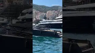 Superyachts Sarastar and Faith at the Monaco Historic Grand Prix 🏁