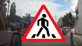Регулируемый пешеходный переход. Красный - стой, зеленый - иди !