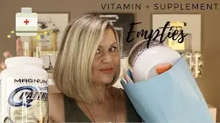My Vitamin + Supplement Empties
