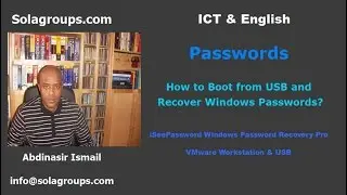 How to BOOT from USB using VMware Workstation and Recover Windows Passwords?