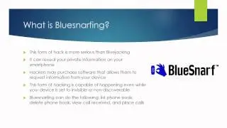 Module 7: Bluesnarfing