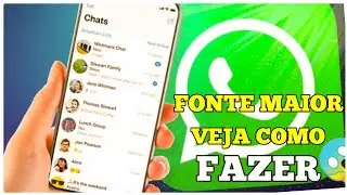 Como aumentar o tamanho da fonte dos textos no whatsapp 2022.