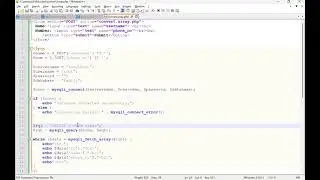 LEC 09 || Fetch data from SQL and display in an array form using PHP 