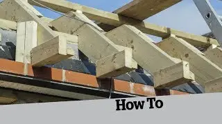 Building a Roof Truss for a Roof Lantern; How to Build an Extension (6)