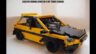 Lego RC Honda EK-9 Civic by Todo School (from Initial D)