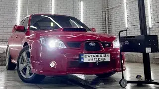 Subaru Impreza WRX STI установка билед линз biled