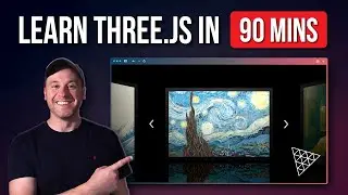 Three.js Crash Course for Beginners | Build a 3D Art/Project Gallery!