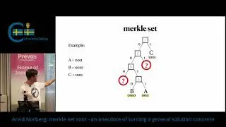 Arvid Norberg: merkle set root - an anecdote of turning a general solution concrete