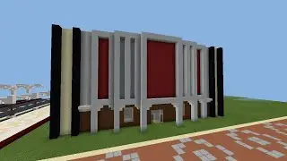 How to build a movie theater in Minecraft.
