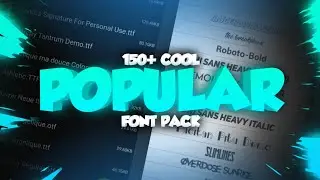150+ FREE GAMING FONTS FOR EDITING | XAP