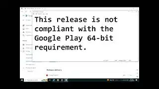 This release is not compliant with the Google Play 64 bit requirement