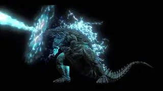 Godzilla Earth Atomic Aura and Breath Animation Test