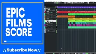Epic Film Score In  Cubase 11 - Epic Trailer_Film Score - DAW - Digital audio workstation.