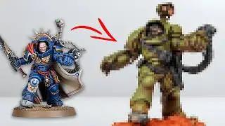 Kitbashing A CUSTOM GRAVIS CAPTAIN Space Marine Raptors Army