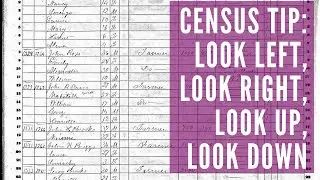 Census Tip Look Left Look Right