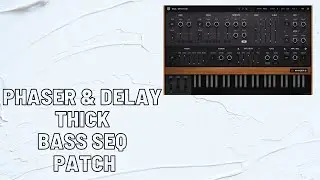 | Invader 2 by E-Phonic | phaser & delay Thick Bass SEQ patch