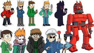 Niveles de Poder de Eddsworld (Friday Night Funkin, Edd, Tom, Matt & Tord)