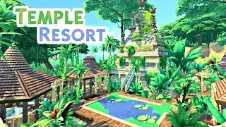 TEMPLE RESORT | Sims 4 Speed Build