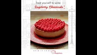 Raspberry swirl cheesecake with white chocolate